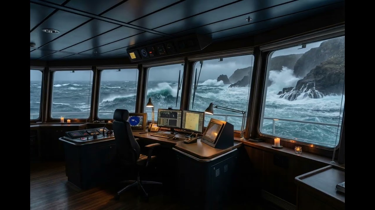 Lofi Study Music with Ocean Waves 🌊 | Relaxing Ship Ambience for Focus, Work & Deep Concentration