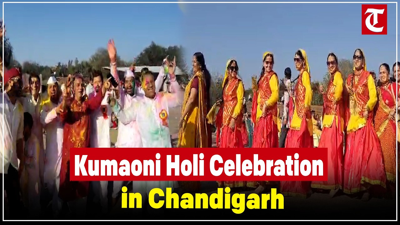 Kumaoni Community Celebrates Holi Milan Samaroh in Sector 42 Chandigarh with Music and Dance
