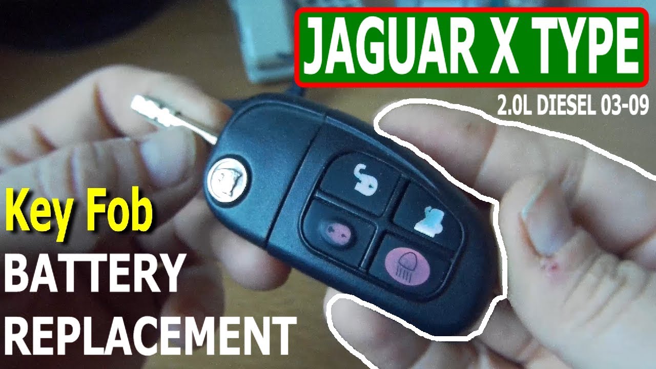 ЗАМЕНА БАТАРЕЙКИ В БРЕЛОКЕ Jaguar X Type
