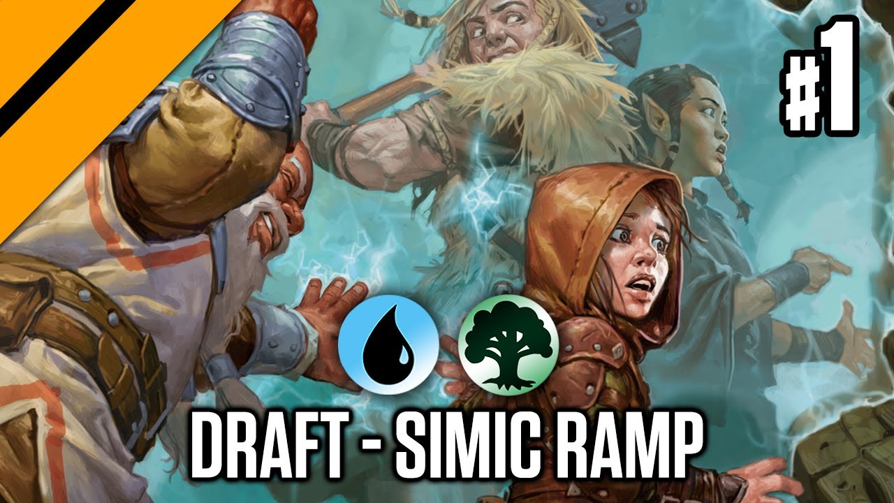 Simic Ramp - AFR Draft Climb to Mythic | MTG Arena