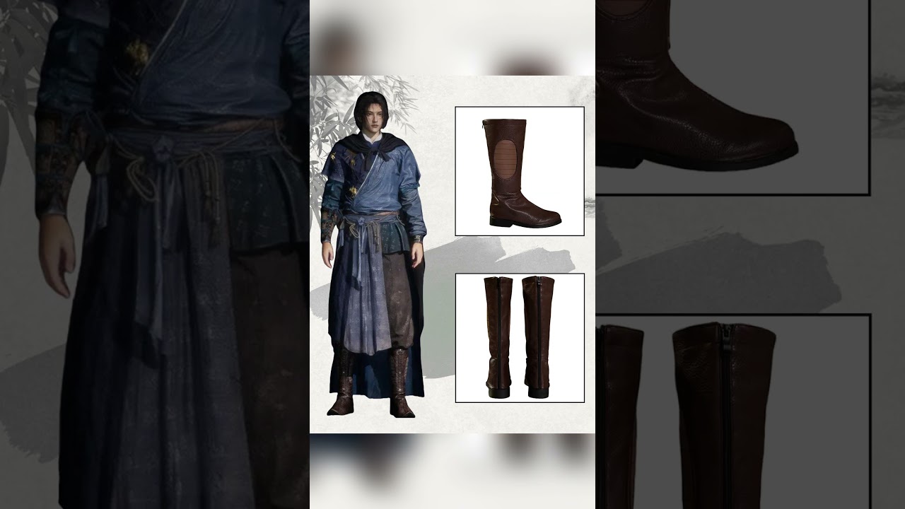 Where Winds Meet Jiang Yan Cosplay Boots