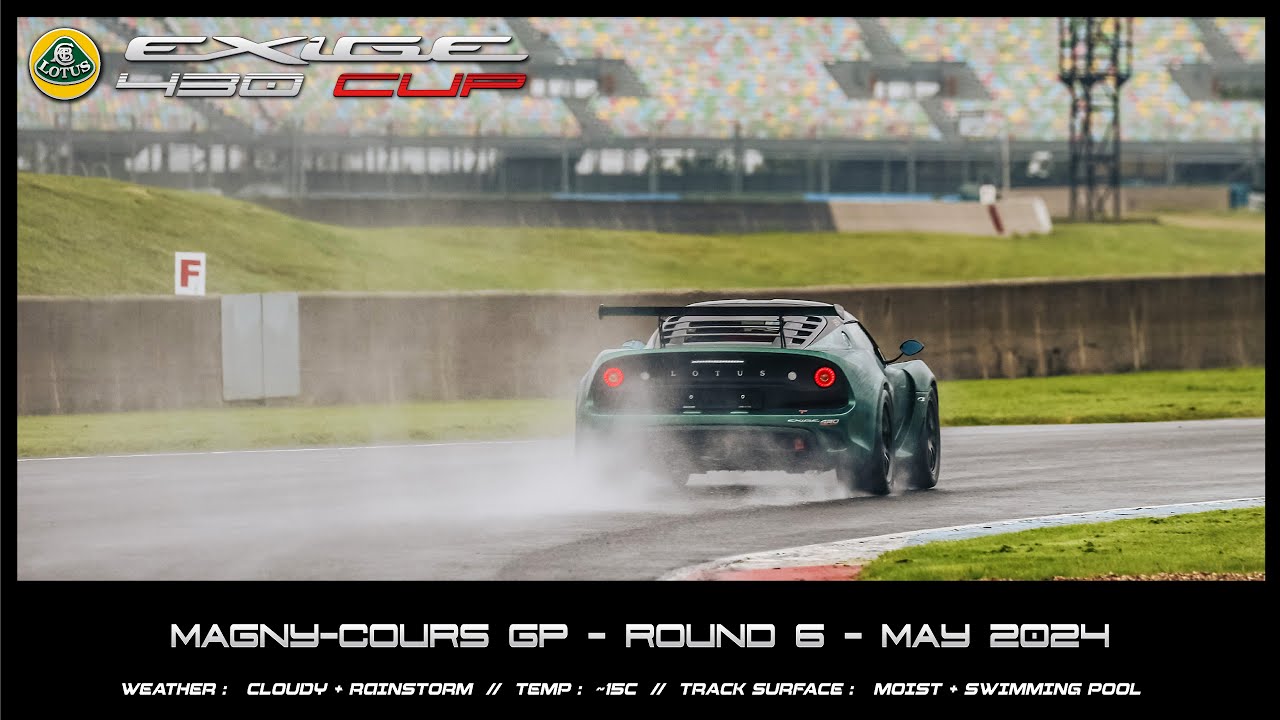 Lotus Exige 430 CUP - Magny-Cours GP - Biblical Flood - [4K]