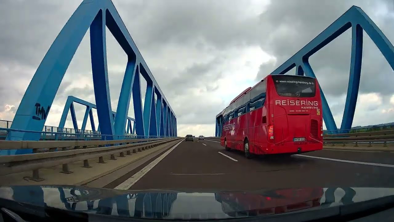 Autobahn Driving from Hof to Wolfenbüttel - Germany ( Part 3 A36 Kreuz Bernburg - Wolfenbüttel Süd )
