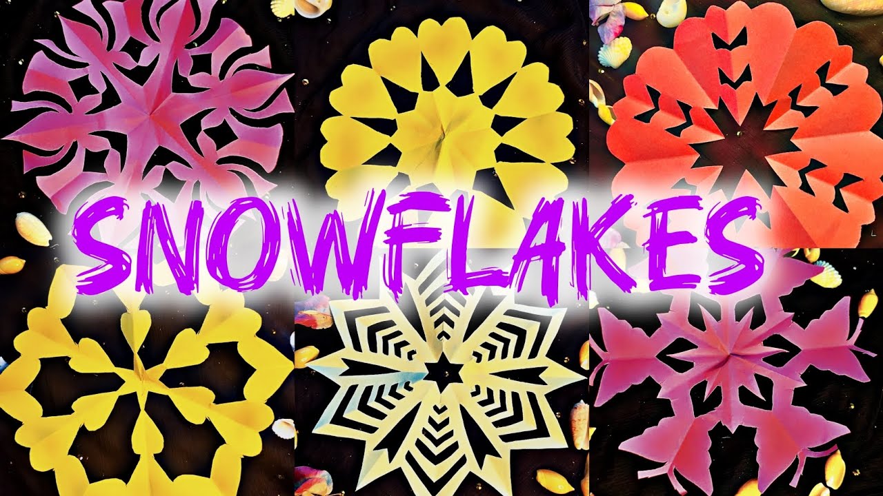 Snowflakes ❄️❤️🥰making tutorial part 17 #cozykuyilvlogs 
