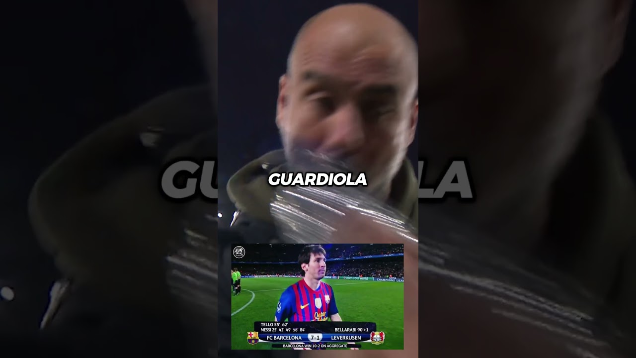 PEP GUARDIOLA'S INCREDIBLE LOVE FOR LIONEL MESSI 😳 (KEEPS A PHOTO IN HIS WALLET☠️)