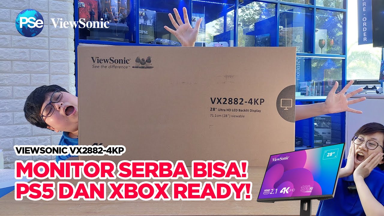Monitor Ini Punya Fitur Tersembunyi!! Unboxing dan Review Viewsonic VX2882-4KP
