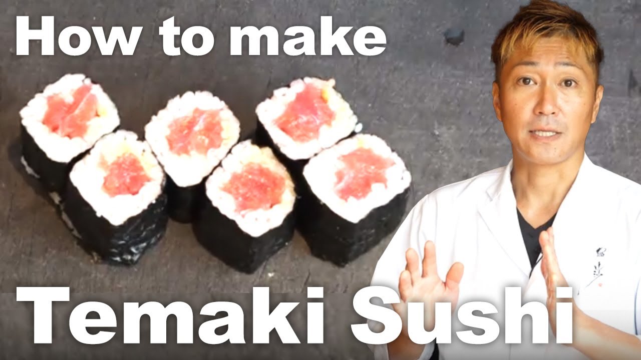How to make Temaki Sushi - Tekkamaki (Tuna Rolls) -