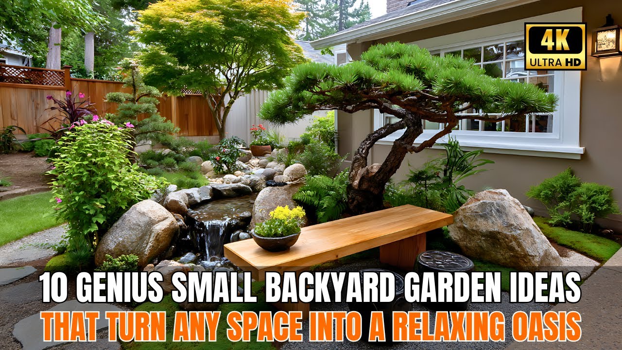 10 Genius Small Backyard Garden Ideas That Turn Any Space Into a Relaxing Oasis