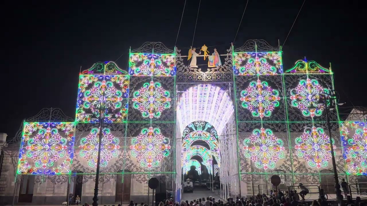 Pedara 6 Settembre 2024 Festa Madonna Annunziata e Accensione Musicale Luminarie FRATELLI FERRARA