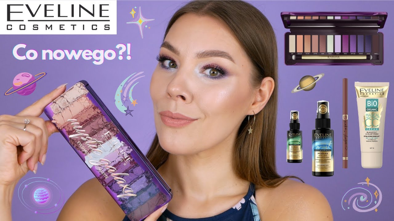 EVELINE COSMETICS - co nowego?! Paletka MYSTIC GALAXY! 🪐💜WOW! 💫