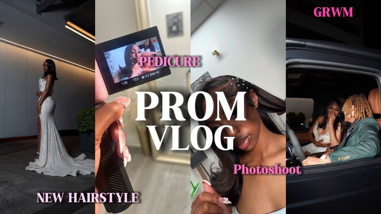 PROM VLOG 2025 || Prep + GRWM|| maintenance, prom vlog, etc.
