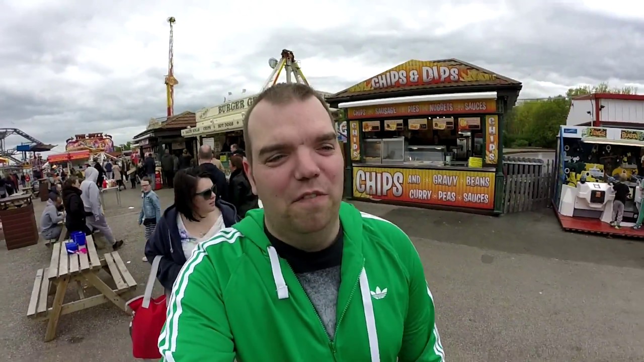 Tir Prince Amusement Park Towyn & Crewe Fair Vlog April 2017 60FPS