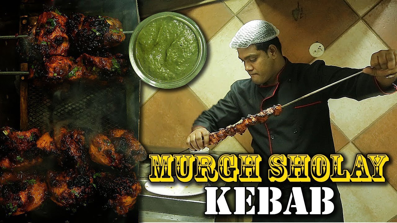 How to make Chicken Sholay Kebab Recipe |  Sholay Kebab | Yummy Street Food |