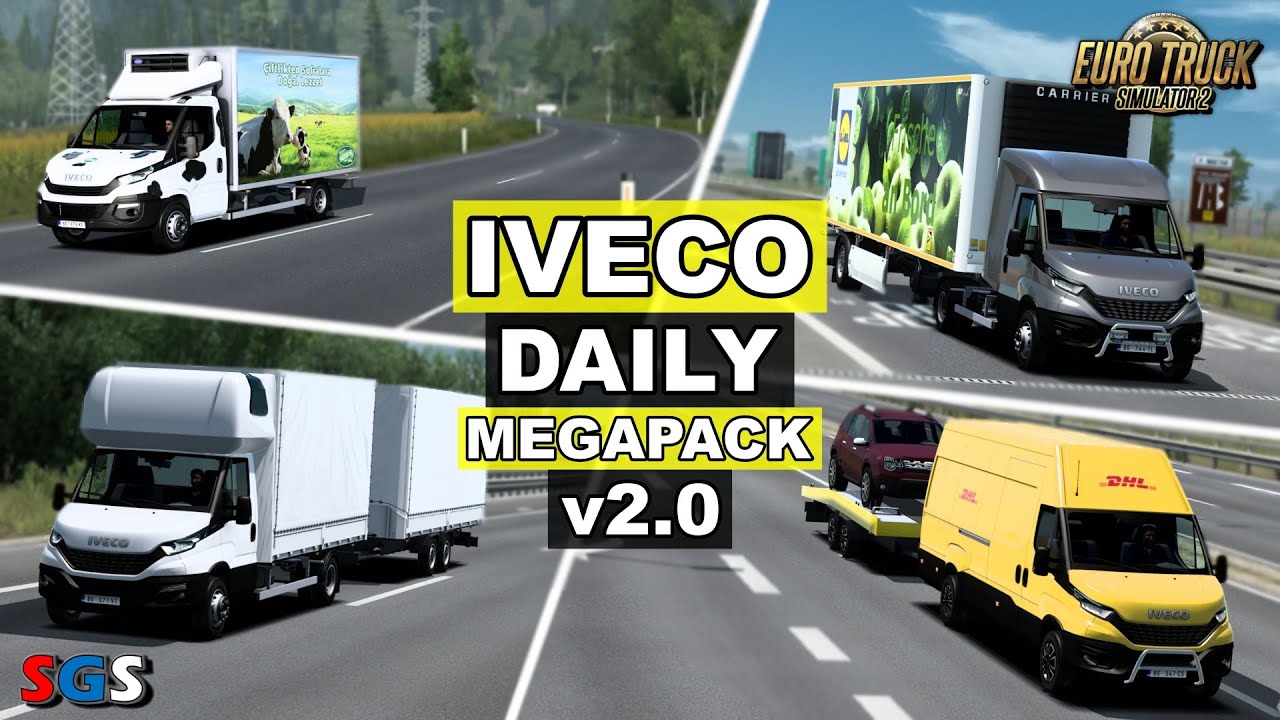 |ETS2 1.48| Iveco Daily MegaPack v2.0 by Global Design