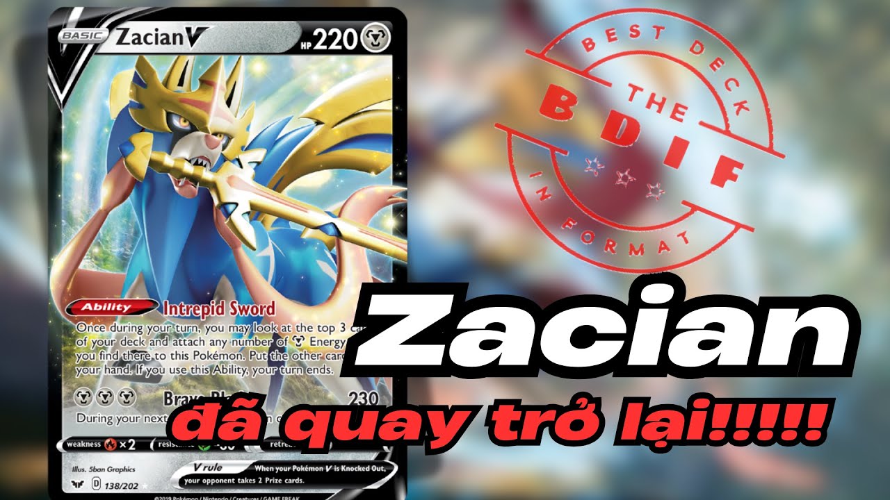 Hop's Zacian ex - Huyền Thoại Tier 1 Đã Quay Trở Lại???? | PokeChadTCG - Poke Cua Gái