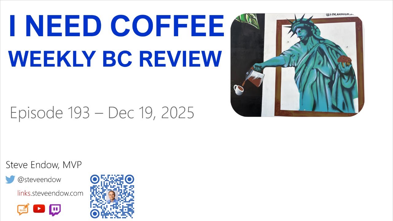 I Need Coffee - Episode 193 - Weekly BC Review!