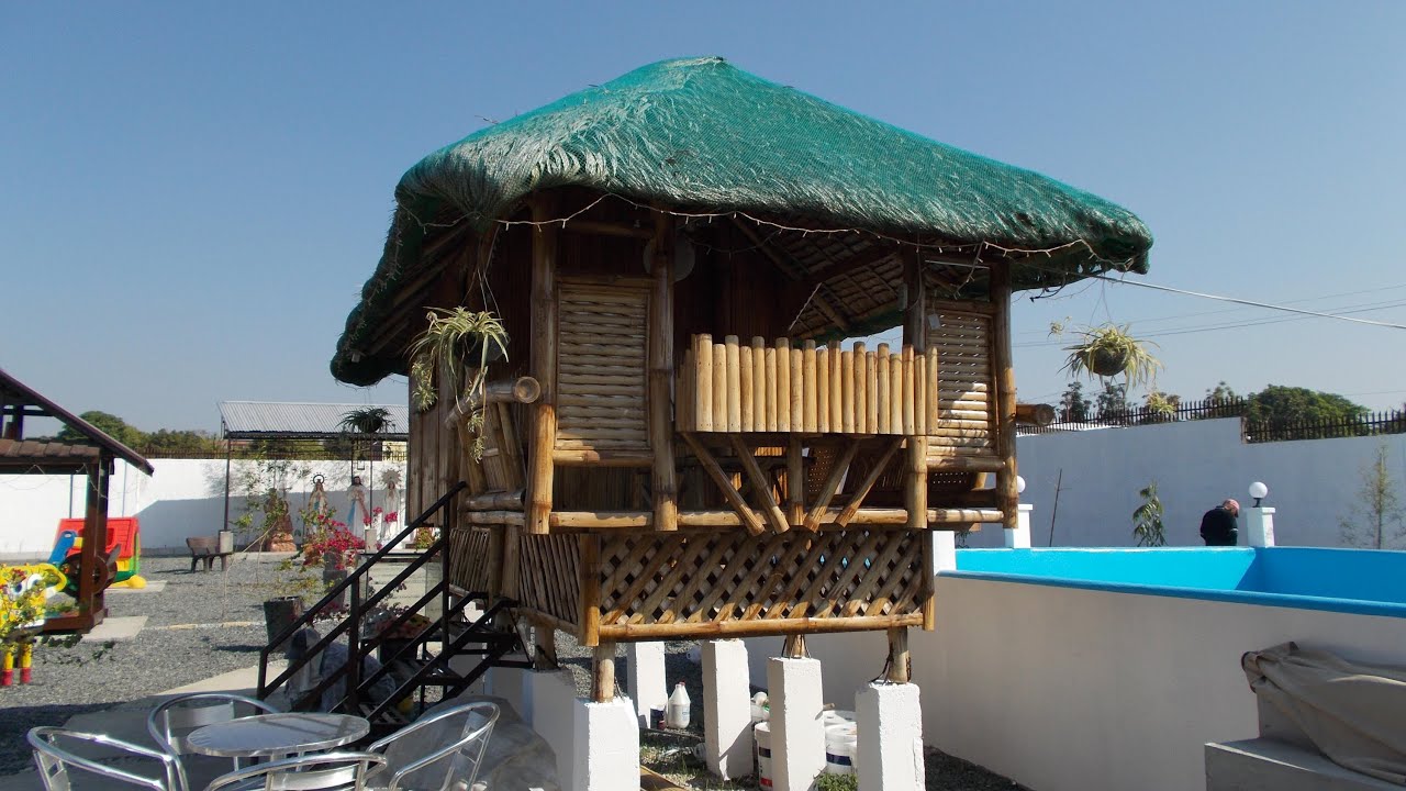 Cris Bamboo Large Nipa Hut - Poolside Kubo Graceville, Bulacan