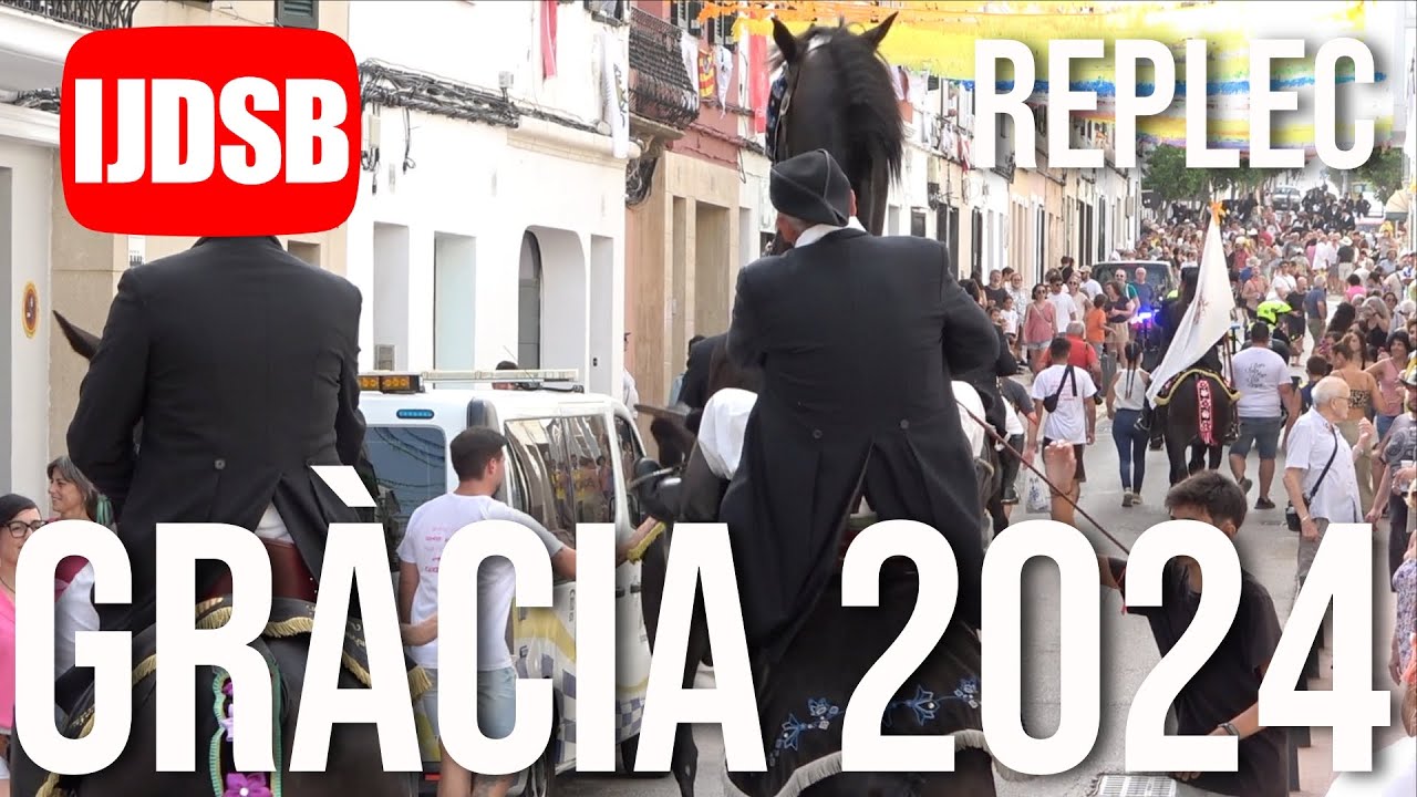 Primer toc i replec 🔴 Dissabte de Gràcia 2024 ♥️ Maó 🐴 Festes de Menorca