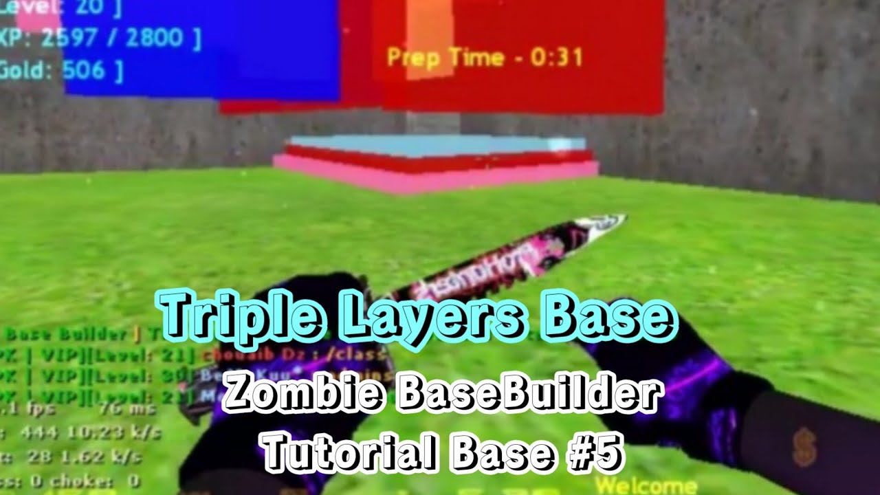 CS1.6 Zombie BaseBuilder - [Tutorial Base #5] Triple Layers Base