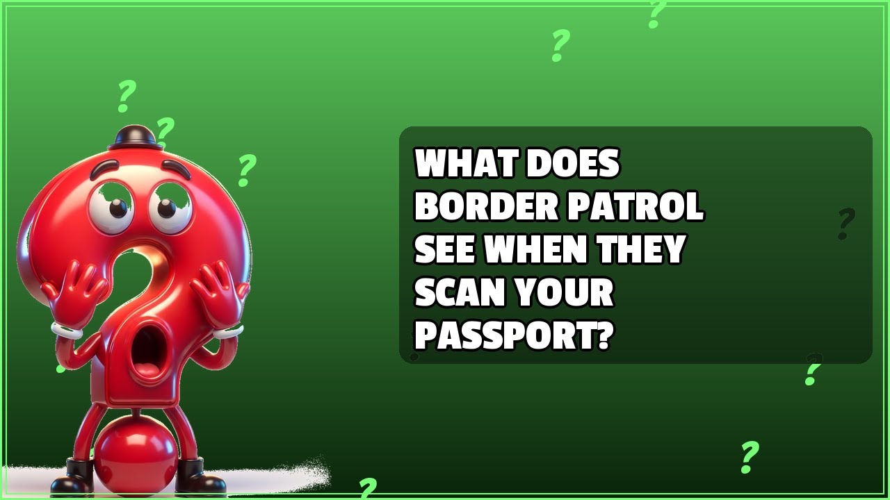 How Does Border Patrol See Your Passport Data and Travel History?