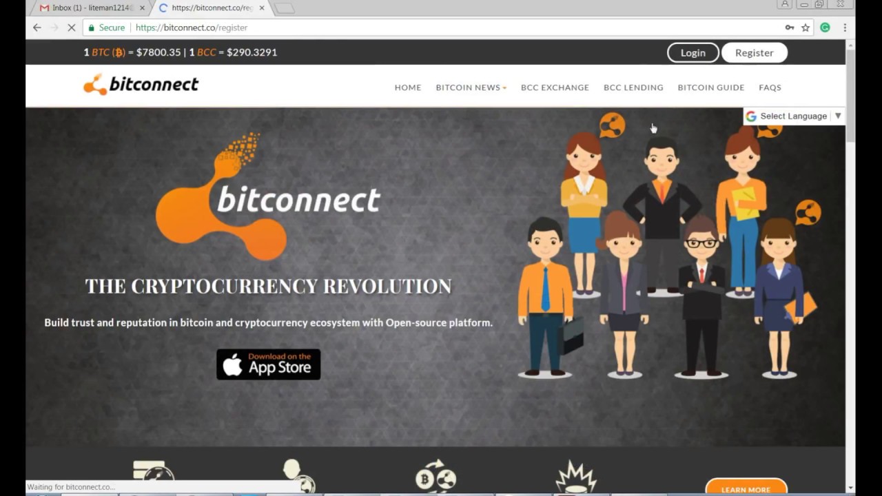 Bitconnect   How to sign up