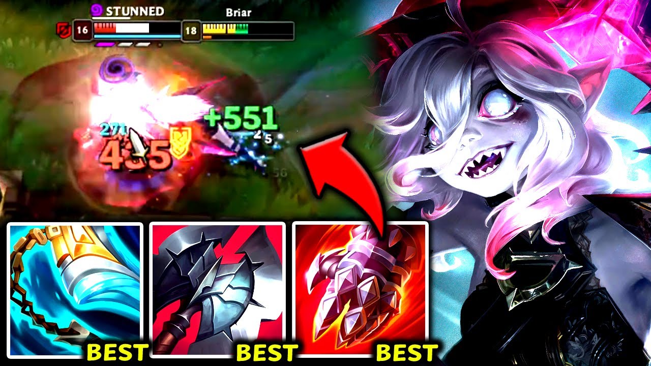 BRIAR TOP IS PERFECT TO 100% ERASE EVERYONE (AND CARRY 1V5) - S14 Briar TOP Gameplay Guide