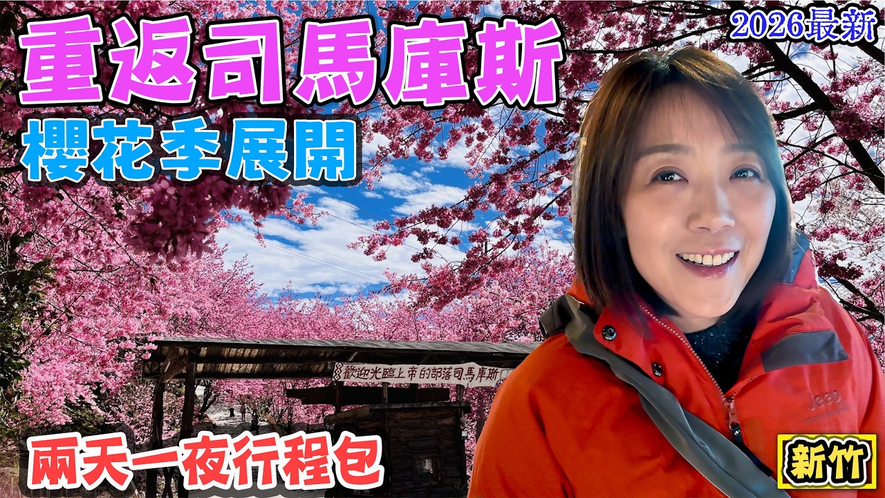 【司馬庫斯櫻花季即將展開】上帝的部落絕美巨木群！宇老臭豆腐、秀巒野溪溫泉、軍艦岩吊橋，新竹尖石二日遊全攻略 (上)