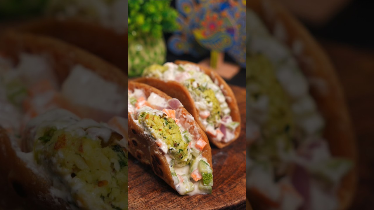 Mexican Pure Veg Tacos ASMR #shorts