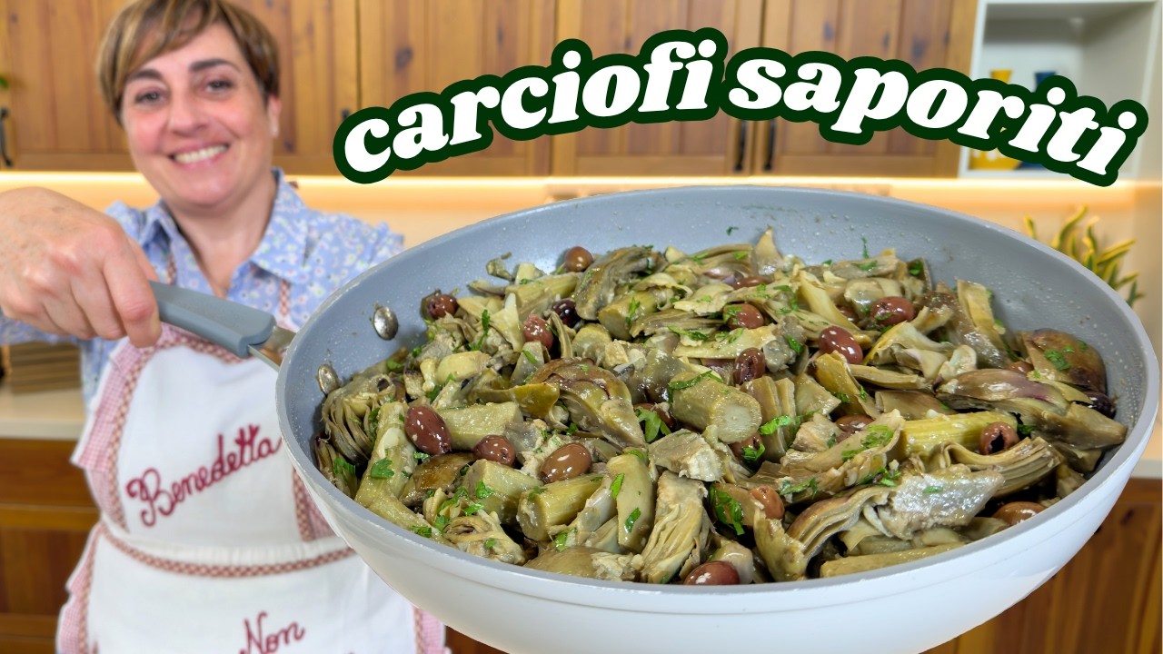 CARCIOFI SAPORITI IN PADELLA Ricetta Facile - Fatto in Casa da Benedetta