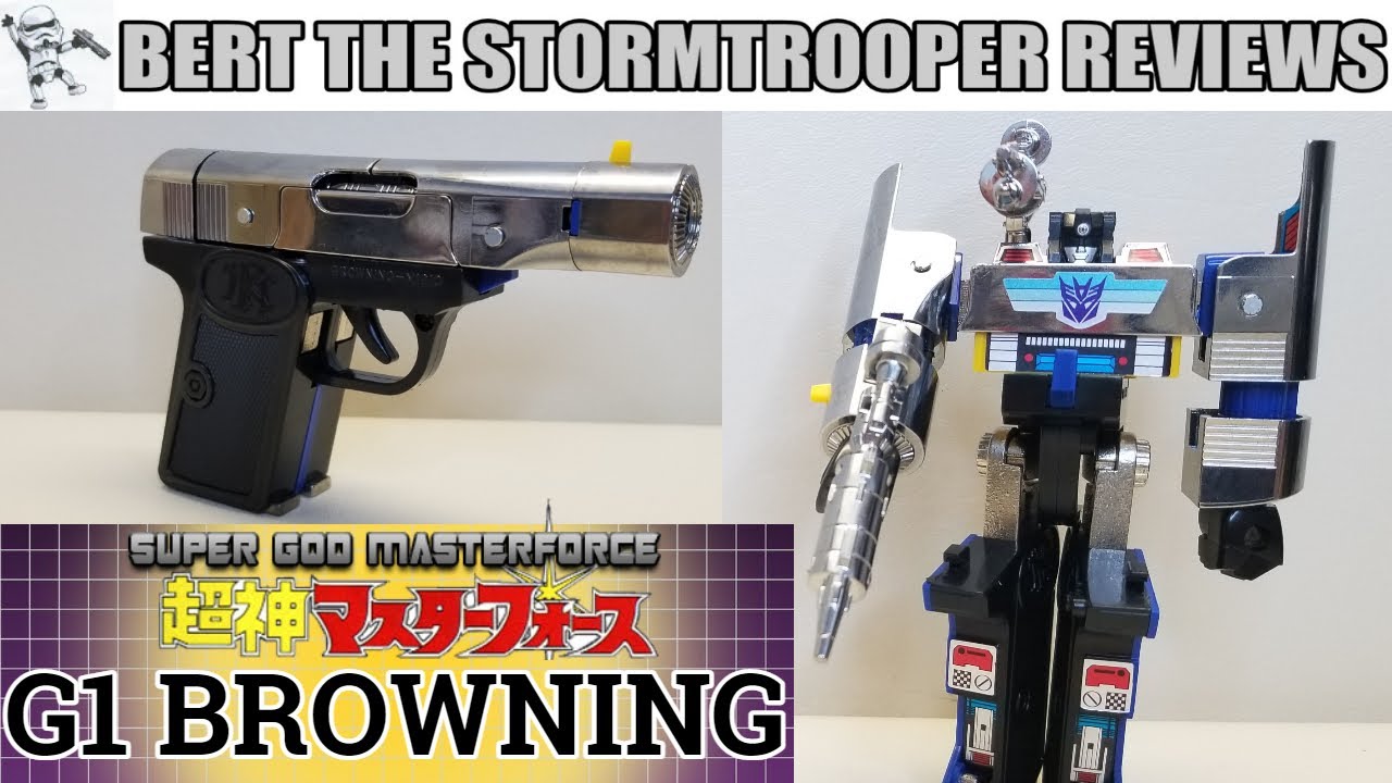 G1 (Blue) BROWNING! Transformers Generation 1 (KO) Review! Bert The Stormtrooper Reviews!