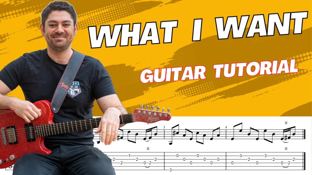 What I Want Morgan Wallen Guitar Tutorial (feat. Tate McRae)