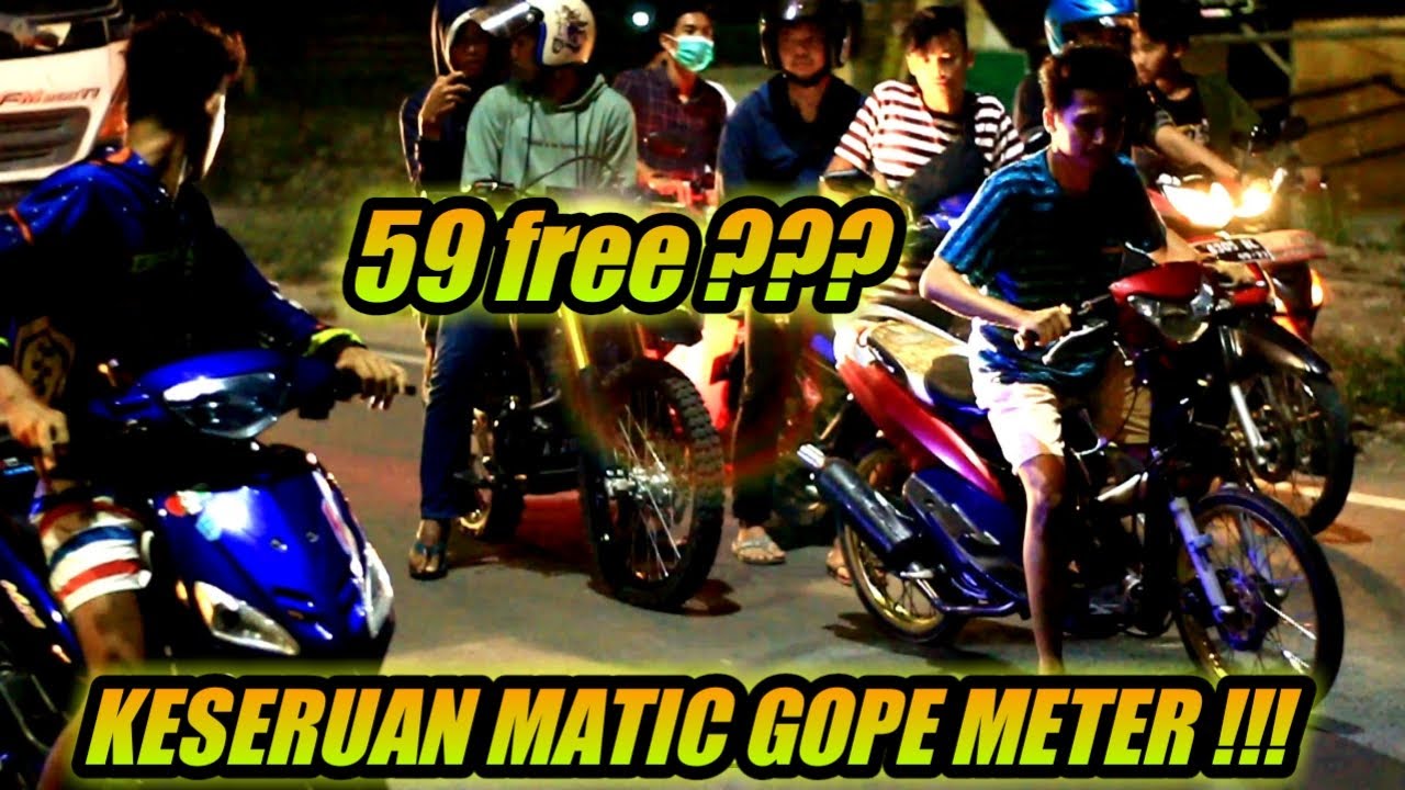 DERBI PANAS !! MATIC 59 FREE TREK HITS