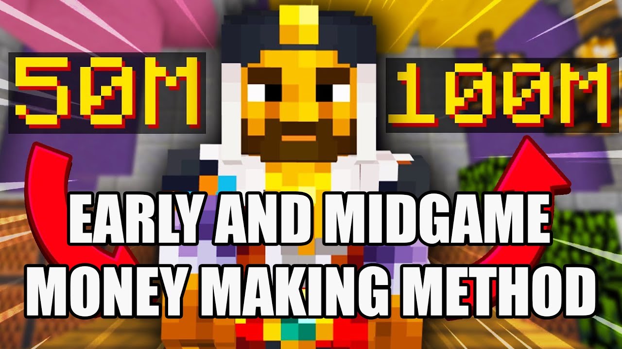 EARLY GAME BAZAAR FLIP MAKES 50M/HR | HYPIXEL SKYBLOCK MONEY MAKING METHOD