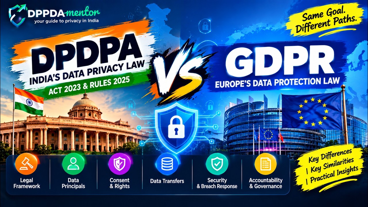 DPDP vs GDPR: What&rsquo;s the Difference? India&rsquo;s Privacy Law Explained