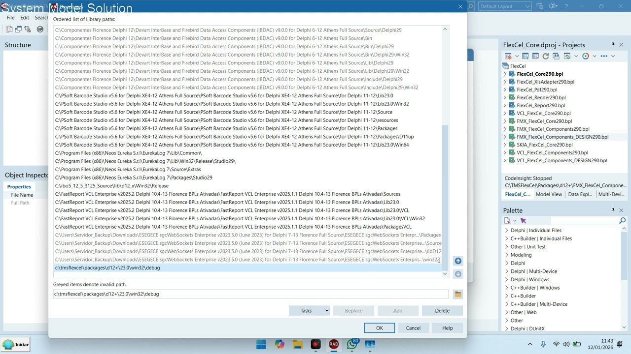 TMS FlexCel para VCL & FMX v7.25 para Delphi XE-13 Florence Full Source bpls ativadas