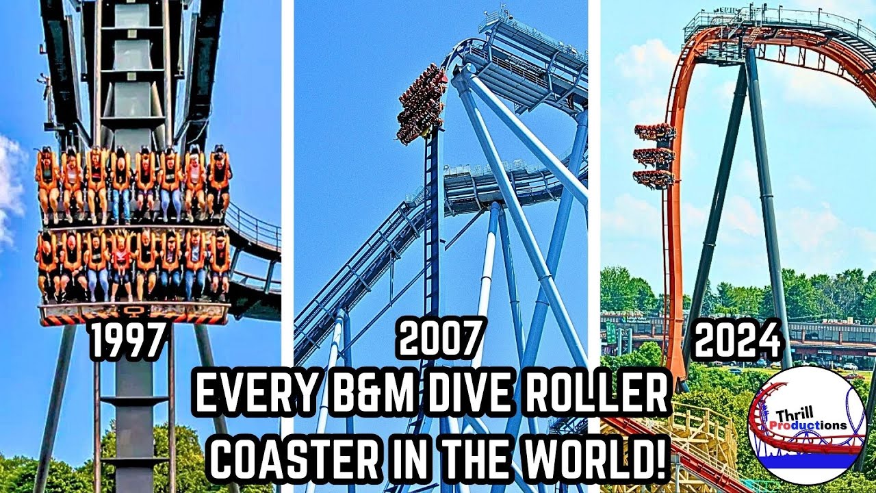 Every B&M Dive Coaster in the World 1997-present