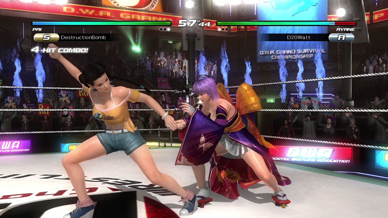 Dead or Alive 5 Last Round - Pai (DestructionBomb) vs Ayane