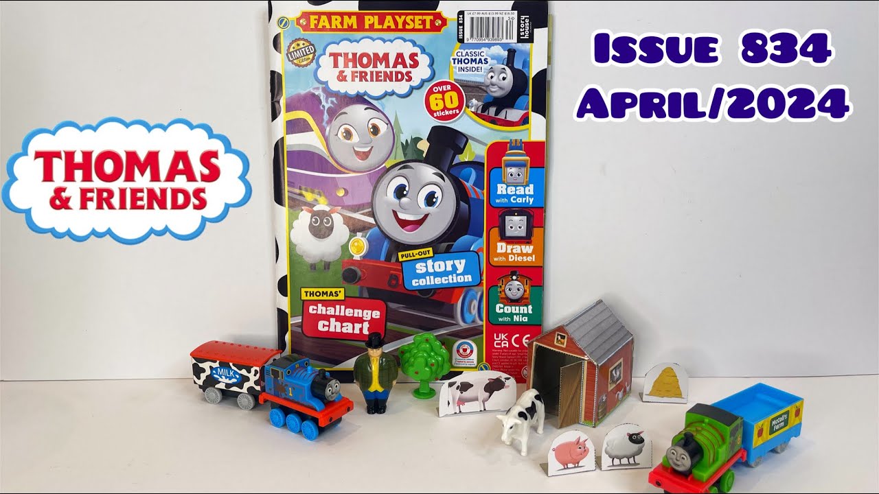 Thomas & Friebds magazine, issue 834, April/2024 - Farm playset 🐄🌳🏕️ #cbeebies #thomasandfriends