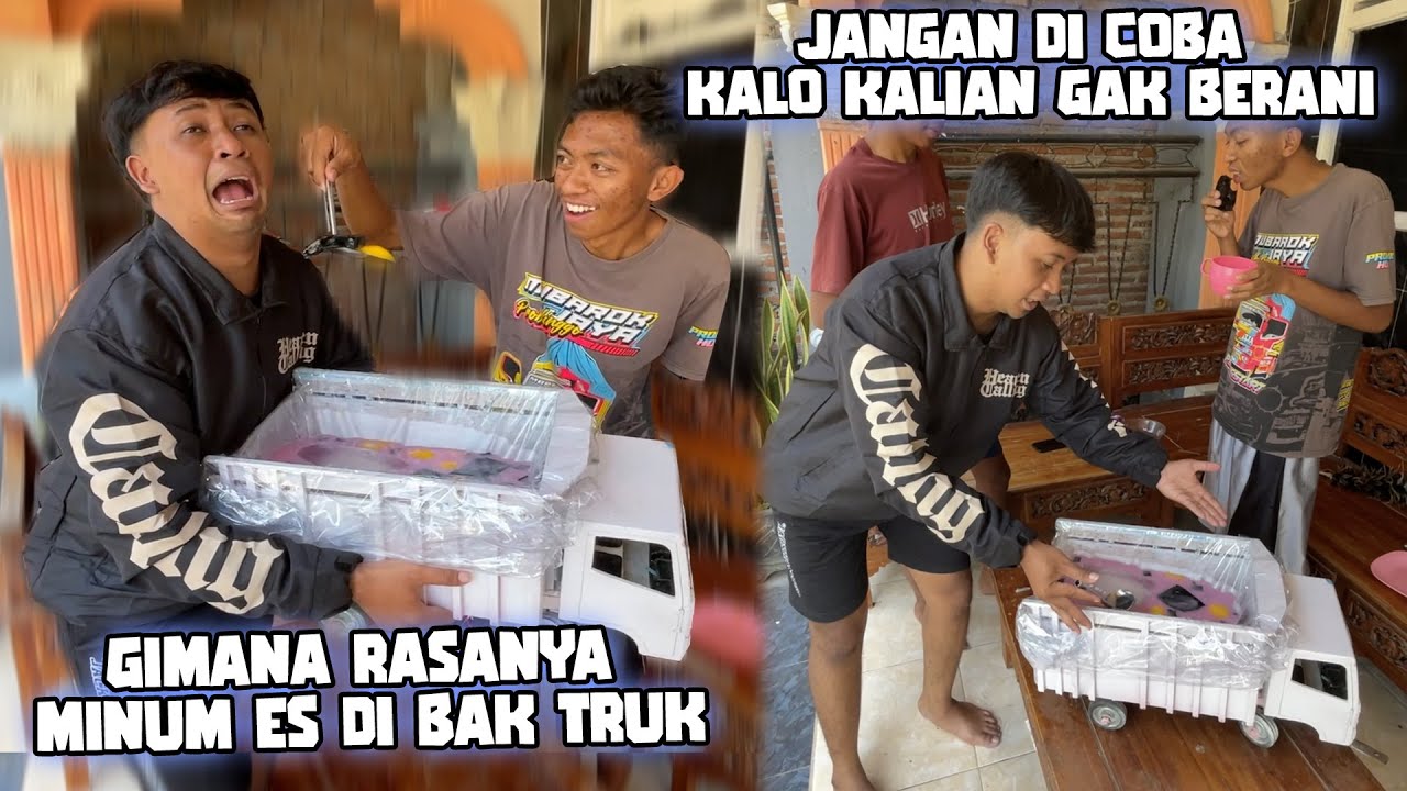 Eksperimen Terkoplak Terngawur‼ Bak Truk Miniatur Di Buat Tempat Es
