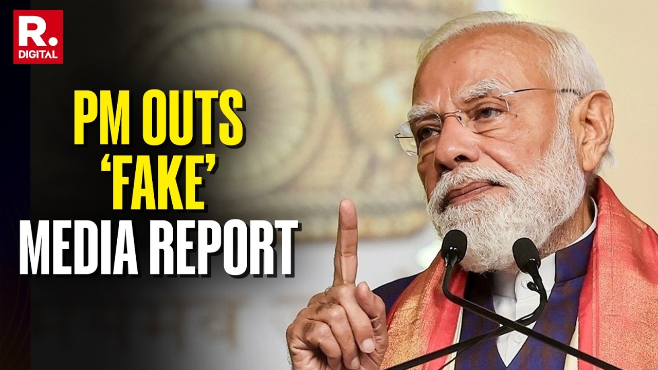PM Modi Slams 'Fake News' From CNBC, 'No Tax on Foreign Travel'