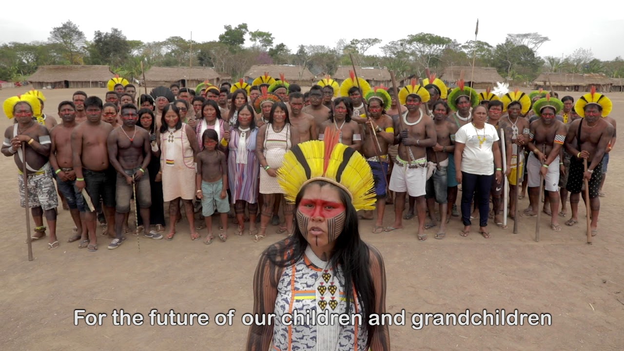 Uma flecha do Xingu para o mundo, pela #Amazônia