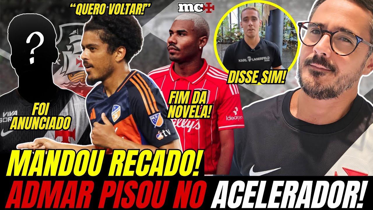 ADMAR AGIU DE MANHÃ: CUIABANO E SPINELLI DIZEM SIM! EVANDER QUER VOLTAR E ATACANTE FOI ANUNCIADO