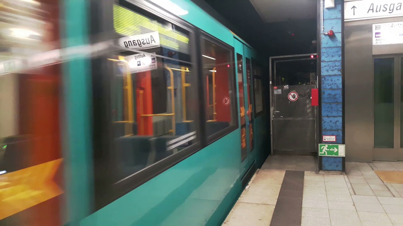 U-Bahn Frankfurt am Main - Linie U4, Bahnstrecke von Seckbacher Landstraße bis Merianplatz