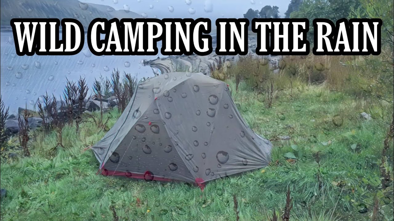 Wild Camping in the Rain | A Camp in the Galloway Forest Park, Scotland