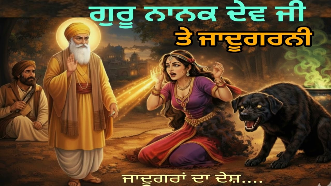 ਗੁਰੂ ਨਾਨਕ ਜੀ ਤੇ ਜਾਦੂਗਰਨੀ ਜਾਦੂਗਰਾਂ ਦਾ ਦੇਸ਼ Guru Nanak Dev Ji and the Land of Sorcerers