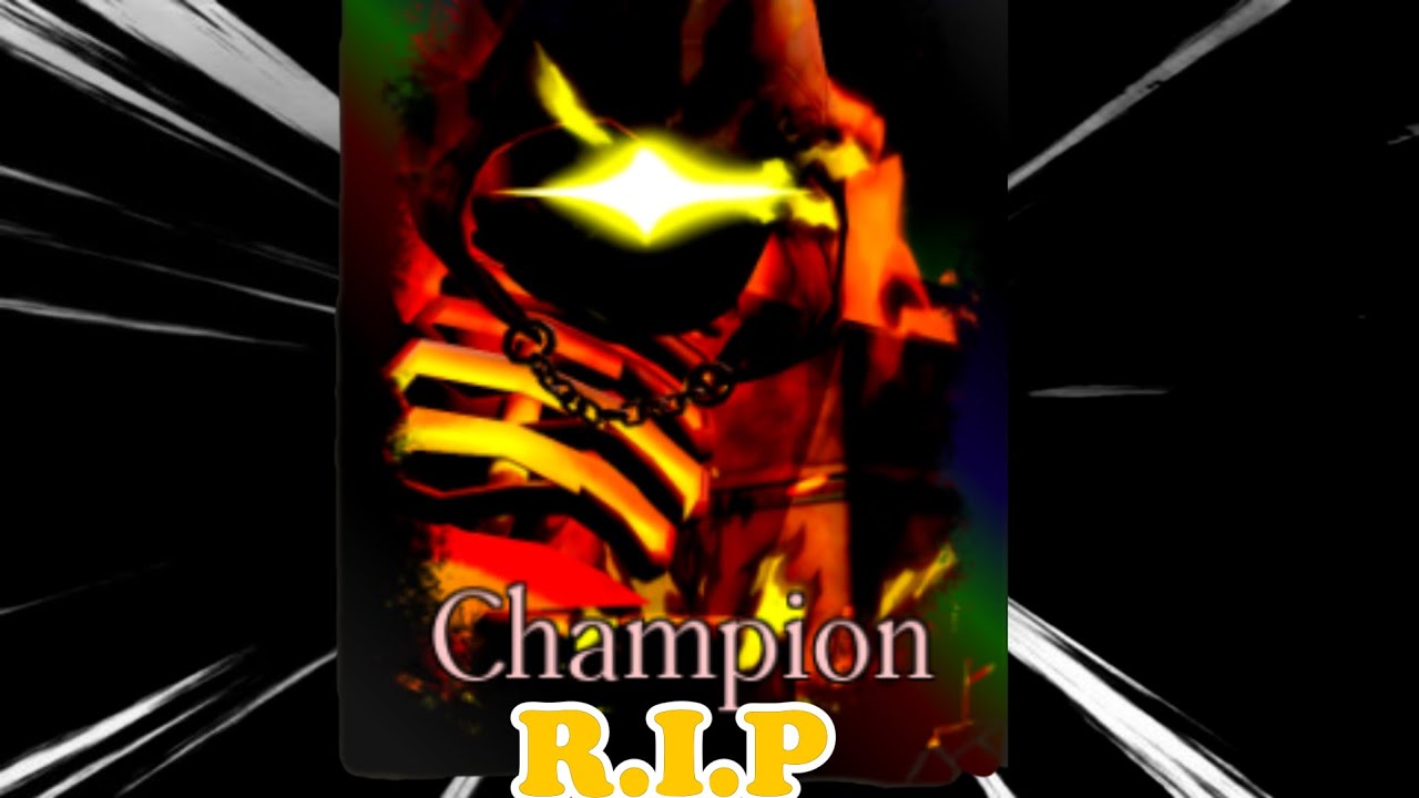 Using CHAMPION 1X1X1X1 For the LAST TIME...