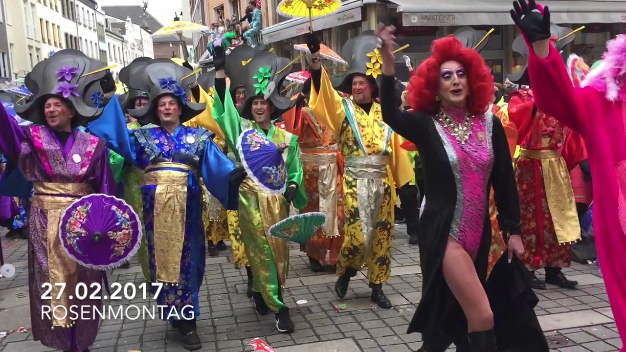 Rosenmontagskostüm KG Regenbogen e.V. 2017