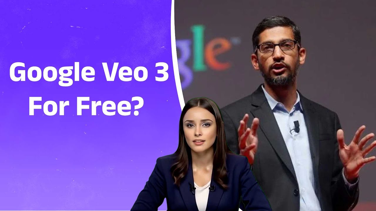 Google Veo 3 Available For Free? | Sundai Pichai | Google