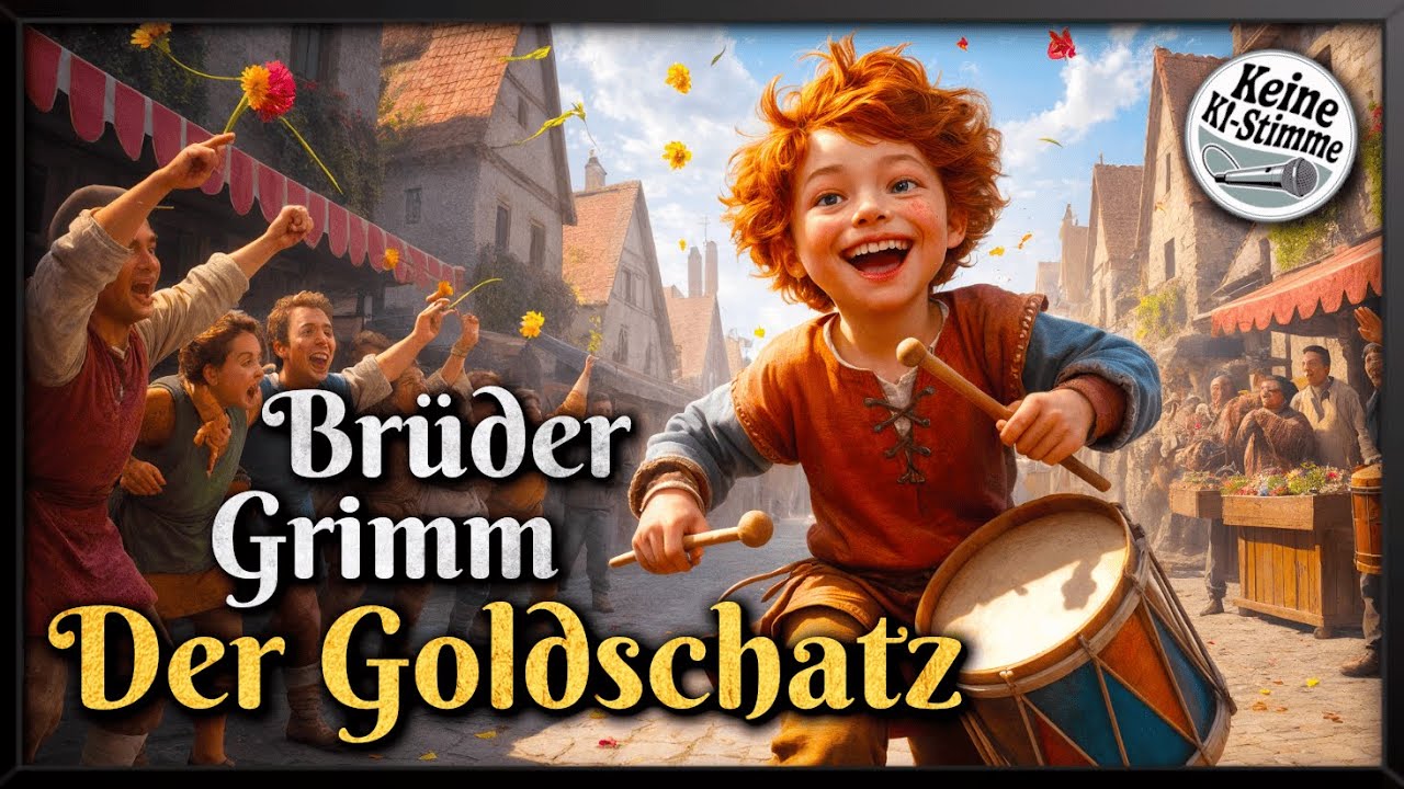 Brüder Grimm: Der Goldschatz 🥁 Hörbuch zum Einschlafen