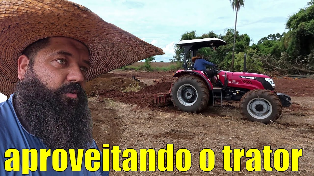 enterrando pedra e pateando as estradas da roça do pai